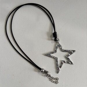 Silver Star Pendant Necklace